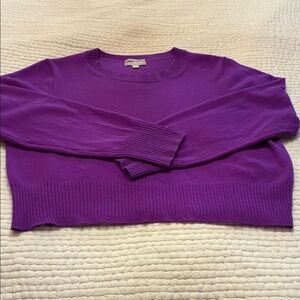 J. Crew Vibrant Purple Cashmere sweater
